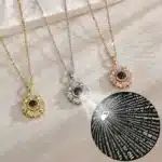 Boîte roses éternelles avec collier fleur projection femme 4