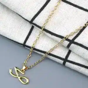 Collier personnalisé lettre coréenne 1