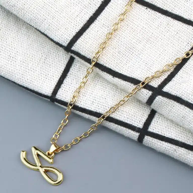 Collier personnalisé lettre coréenne 1
