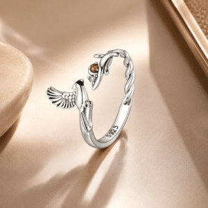 Bague femme oiseau original