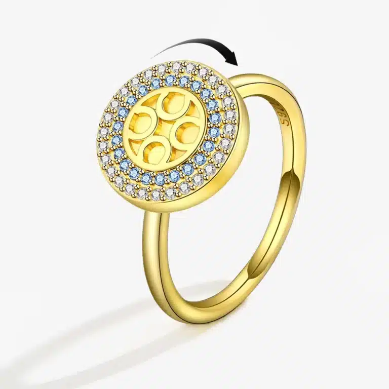 Bague femme anti stress 2