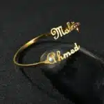 Bracelet couple femme deux prénoms 1