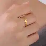 Bague chat mignon pour femme 4