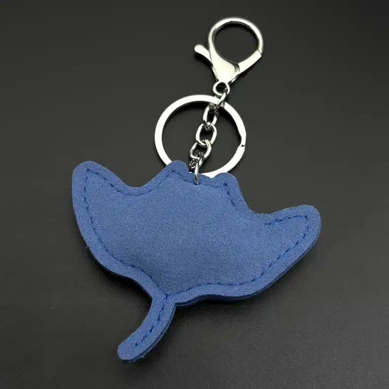 Porte-clés couple raie manta strass 4