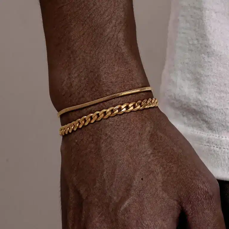 Double manchette pour homme 1
