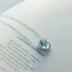 Collier femme bleu sirène 1