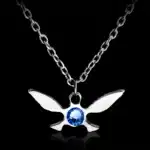 Collier femme papillon bleu 1