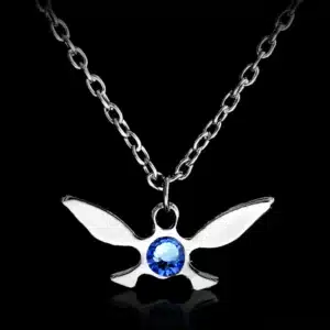 Collier femme papillon bleu 1