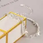Bracelet fin argent petits papillons 3