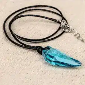 Collier couple cristal coloré 3