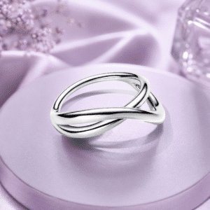 Bague femme infini étiré