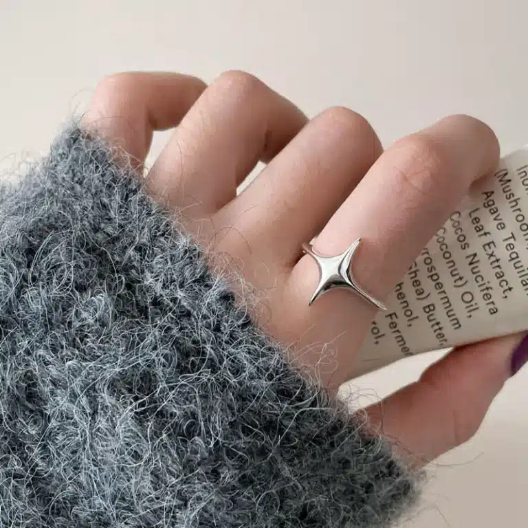 Bague femme losange fin 1