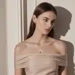 Boîte à bijoux rose éternelle collier coeur fête des mères 3