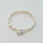 Bracelet femme perles breloque nature 1