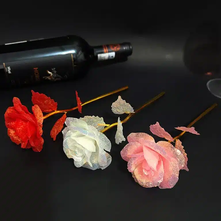 10 roses éternelles brillantes Saint Valentin 2
