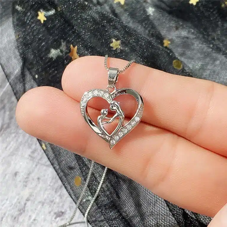 Collier fête des mères maman enfant 2