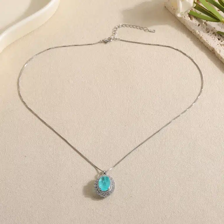 Collier femme pierre turquoise 2