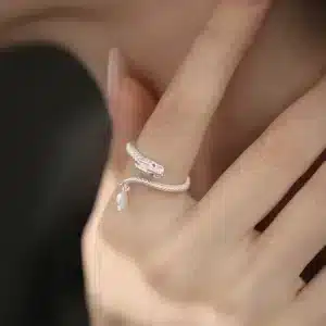 Bague femme serpent élégante 1