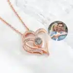 Collier femme photoprojection coeur 4