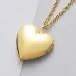 Collier femme gros coeur photo 2