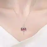 Collier femme dragon brillant 1