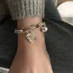 Bracelet message gravé famille 1