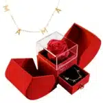 Coffret cadeau rose éternelle fête des mères 2