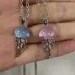 Collier couple méduse 2