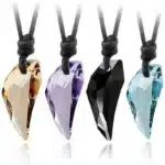 Collier couple cristal coloré 1
