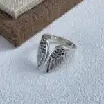 Bague femme ailes d'ange argent 1
