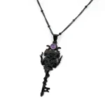 Collier femme clé de sorcière 3