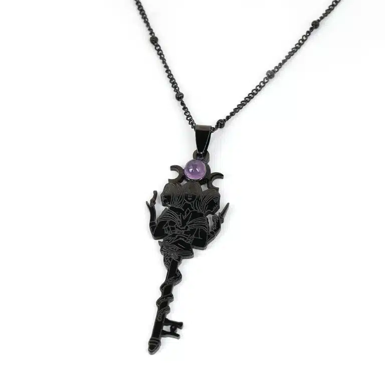 Collier femme clé de sorcière 3