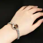 Bracelet femme personnalisé photo strass 3