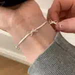 Bracelet femme petits noeuds lacets 1