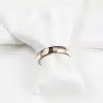 Bague de promesse femme titane 4
