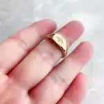 Bague chevalière vintage femme 6