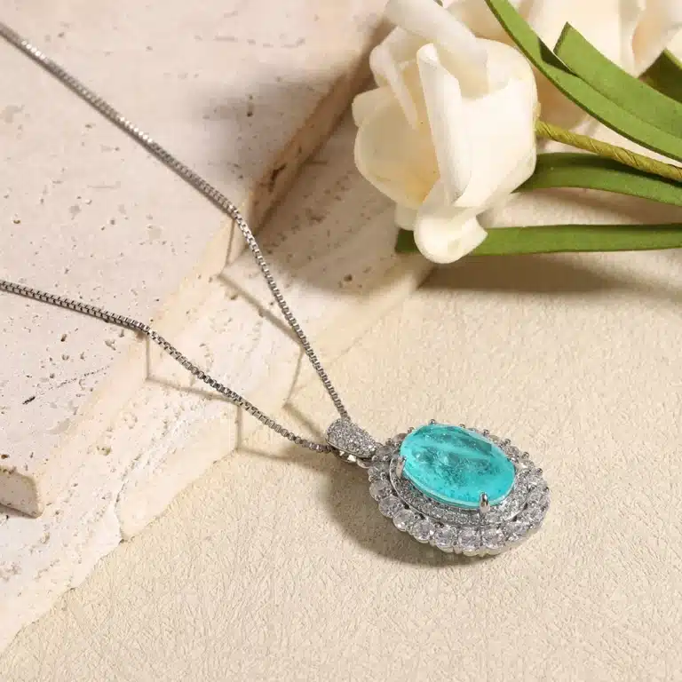 Collier femme pierre turquoise 3