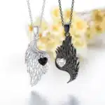 Collier couple ails d'ange et démon 1