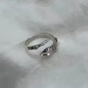 Bague serpent gothique femme 1