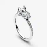 Bague de promesse femme brillante Stitch 1