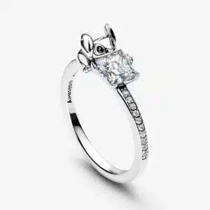 Bague de promesse femme brillante Stitch 1
