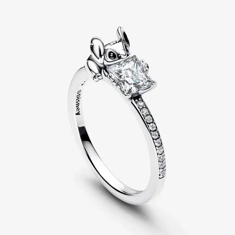 Bague de promesse femme brillante Stitch 1