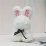Lapin en roses éternelles Saint Valentin 2