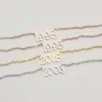 Collier femme personnalisé date importante 5