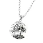 Collier couple arbre de vie argent et doré 5