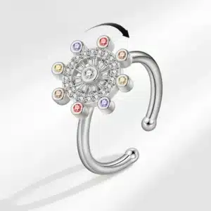 Bague femme anti stress 1