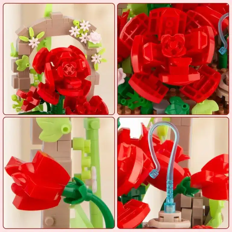 Kit rose éternelle Lego à construire 4