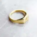 Bague chevalière vintage femme 4