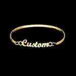 Bracelet femme nom personnalisé 1