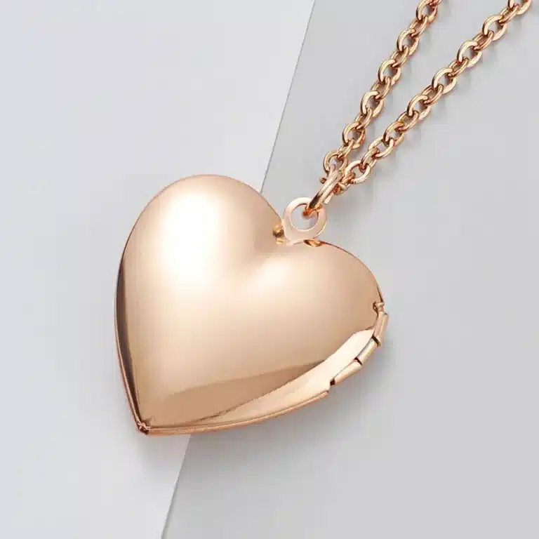Collier femme gros coeur photo 1